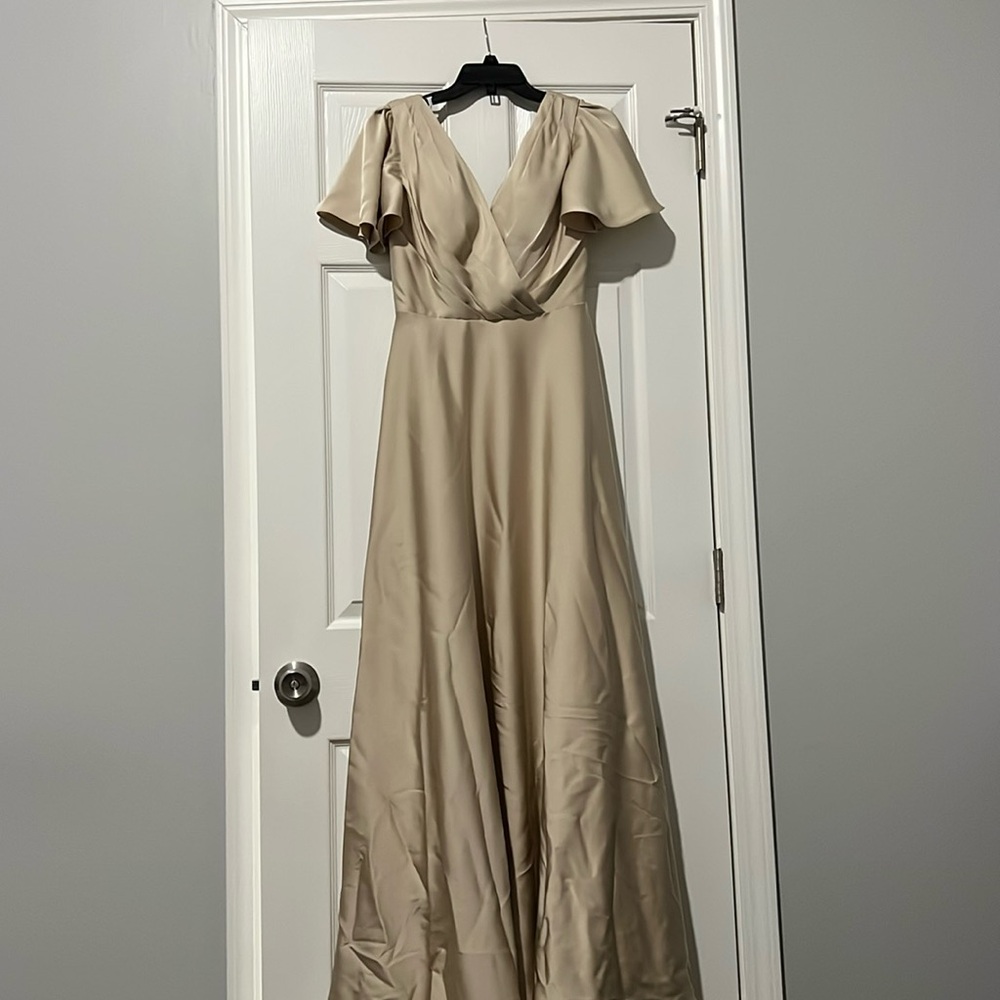 Champagne Bridesmaid Dress